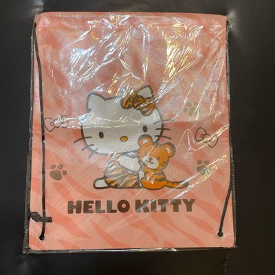 Hello Kitty 雙繩環保不織布伸縮背包