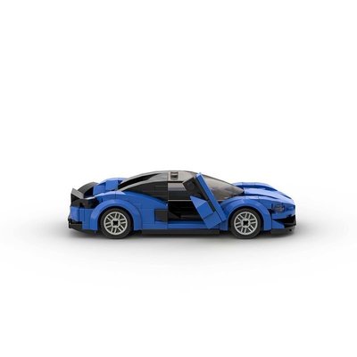 邁凱倫570S跑車模型兼容樂高MOC小顆粒DIY益智拼搭積木正品促銷