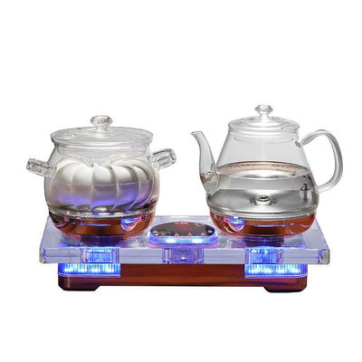【】全自動底部上水電熱燒水壺茶臺一體泡茶專用功夫茶桌嵌入式快煮壺