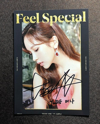 TWICE MINA 名井南 Feel Special簽名照片 7寸 N02