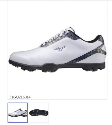 青松高爾夫MIZUNO#51GQ216014-白 高爾夫釘鞋 零碼$2200元