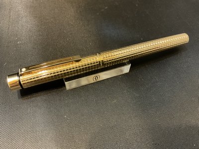 美國西華Sheaffer Targa系列 金色格子紋鋼筆F尖(非萬寶龍派克百利金)