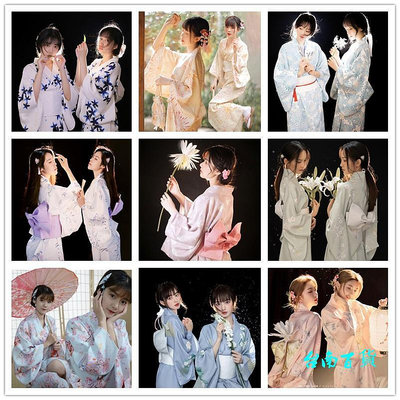 和服和服cos女正裝傳統日本可愛神明少女改良日系日式美容日料店和服