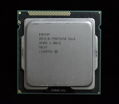 Intel Pentium G860 雙核盒裝正式版 (1155 3.0G)非 G840 G850 G870