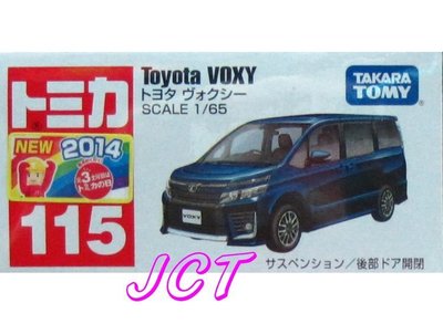 JCT TOMICA 多美小汽車─NO.115 豐田 VOXY 801214