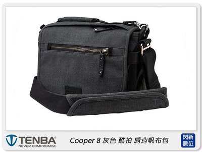 ☆閃新☆Tenba Cooper 8 酷拍 肩背帆布包 灰色 637-401(公司貨) 側背包 相機包