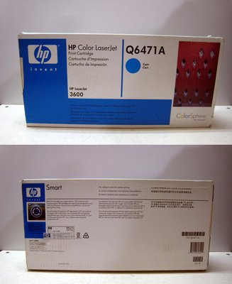 青色 HP Q6471A 原廠全新碳粉匣 (HP 3600 3800 CP3505 適用) (含寄)