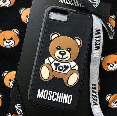 Moschino iPhone 6 Plus / 7 Plus case 小熊手機殼 i6/i7/i8 plus 現貨