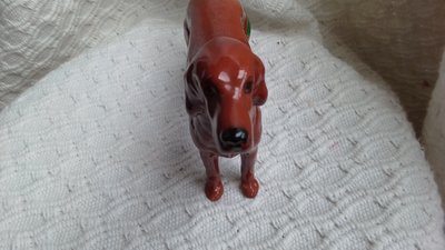 英名廠 Beswick 古董狗 狀態極佳 愛爾蘭獵犬 棕紅