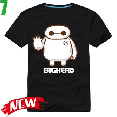 【大英雄天團 杯麵 Big Hero 6】短袖卡通動畫T恤(5種顏色) 新款上市任選4件以上每件400元免運費【賣場二】