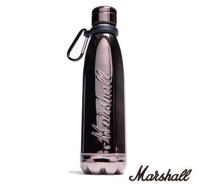 【欣和樂器】Marshall Nickel Grey Bottle 限量亮光鎳 隨身瓶 水壺