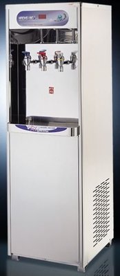 【富潔淨水、 餐飲設備】HM-2681智慧型數位冰溫熱三溫飲水機配三道淨水器