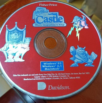 PC GAME--Fisher Price--大冒險城堡Great Adventures Castle/2手