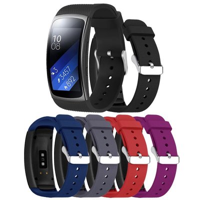 適用於SAMSUNG三星 Gear Fit2 Pro錶帶 智能手錶替換腕帶 矽膠TPU錶帶 環保矽膠替換腕帶