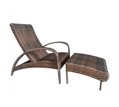 ╭☆雪之屋☆╯可調式鐵製戶外躺椅/戶外休閒桌椅4090