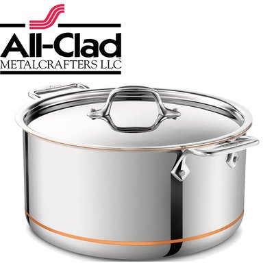 美國 All-Clad Copper Core  5層 不銹鋼鍋 8QT 7.5L 29cm 含蓋 不鏽鋼 湯鍋 燉鍋