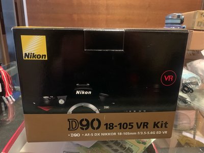 NIKON D90 18-105 VR Kit外箱及配件