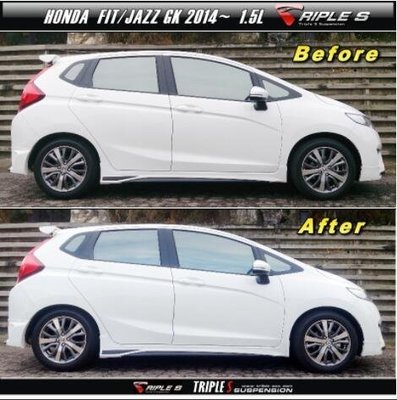 【酷熊】Triple S(TS)短彈簧Honda 本田 Fit GK 2014~可搭配KYB Bilstein 避震器 總成