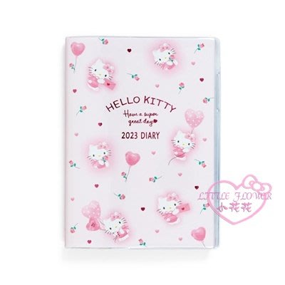 ♥小花花日本精品♥Hello Kitty 美樂蒂 雙子星 2023年 年曆日誌本 行事曆記事本~3