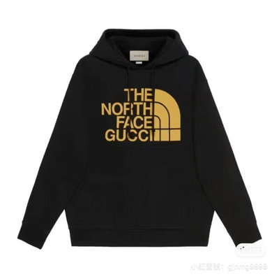 Gucci x the north face聯名款明星款帽T衛衣 全新