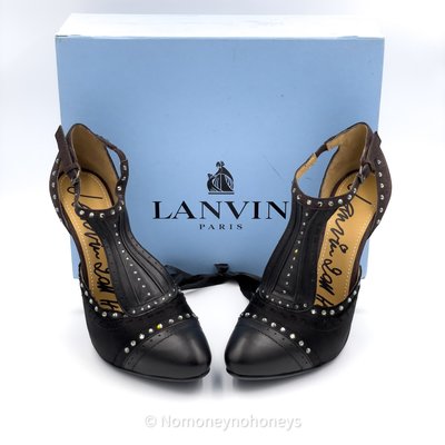 【全新】LANVIN 法國浪凡 高跟鞋 黑色 Size 40