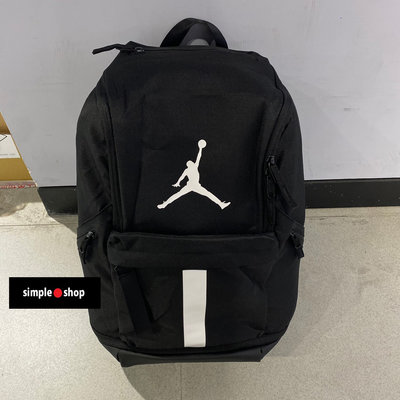 【Simple Shop】NIKE JORDAN 運動背包 籃球背包 後背包 15吋 筆電背包 筆電包 書包 黑色
