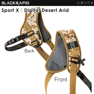 EGE 一番購】BlackRapid【Sport X｜Digital Desert Arid】極速相機背帶｜含腋下固定帶