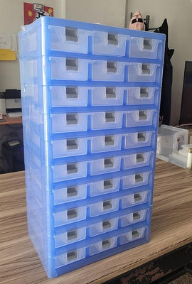 小毛收納『免運 塑根KA8010十層櫃30格零件整理盒』含稅開發票 可刷卡 置物盒 收納箱 小物手提收納盒 DOLEDO