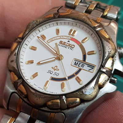 藍寶石鏡面 SEKIO SQ50 男錶 動能錶 人動能 零件 指針 盤面 錶帶 錶扣 料件 不會走 通通便宜賣 G5 老錶