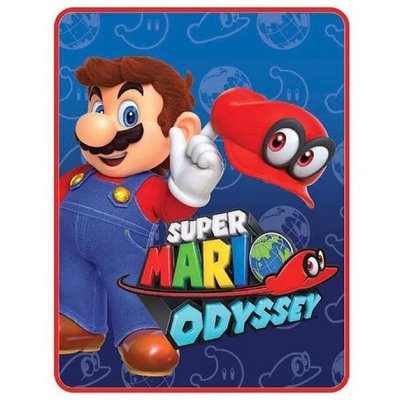 [現貨]超級瑪利歐空調毯 Super Mario 任天堂 奧德賽Odyssey 馬力歐兄弟 毛毯午睡宿舍交換生日交換禮品