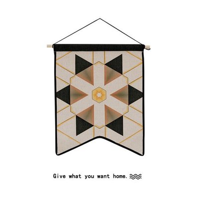 【C'est la vie】轉瞬未來 35*45cm 北歐築家系列 掛布 ins掛畫 簡約設計師現代掛毯