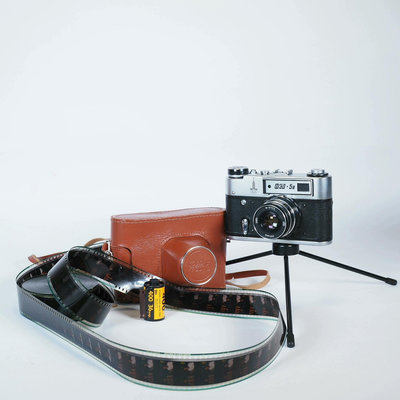 8.5品蘇聯費德FED5b機械旁軸135膠卷膠片相機奧林匹亞