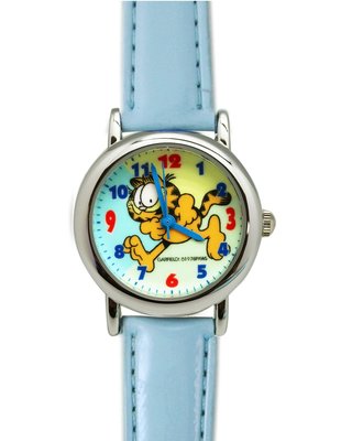【卡漫迷】 加菲貓 皮革 手錶 錶帶會變動 Garfield 可愛 卡通錶 女錶 兒童錶
