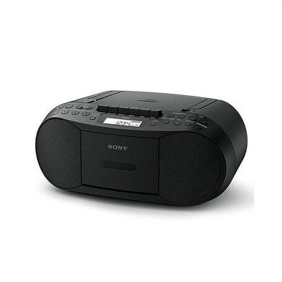 【日本直郵】Sony索尼CD錄音機支持廣播FM/AM黑色CFD-S70 B
