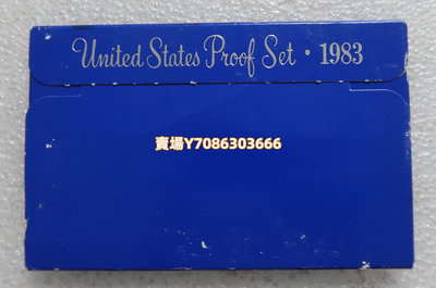 美國1983年5枚 套原盒精制套幣 銀幣 紀念幣 錢幣【悠然居】1097