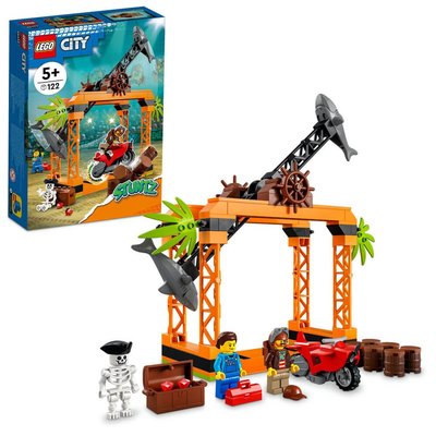 現貨 樂高 LEGO  City  城市系列 60342鯊魚攻擊特技挑戰組 全新未拆 公司貨