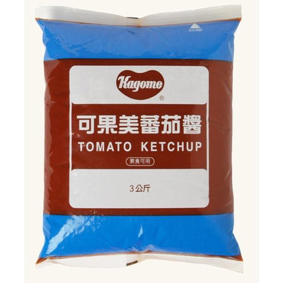 可果美番茄醬補充包 3kg  /快餐番茄醬3.15KG