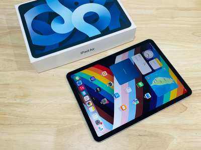 台中 有問題 iPad Air 4 64G 藍色 10.9吋 WIFI 平板電腦 4代 90% 自動關機 零件機