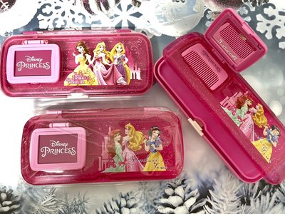 【正版】迪士尼 公主系列 鏡梳組 鉛筆盒 ~~兩款可選~~
