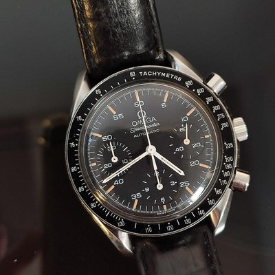 Omega speedmaster reduced automatic watch 3510.50 歐米茄超霸三眼計時腕錶 機械錶 1140機芯 小登月moon