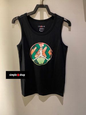 【Simple Shop】NIKE JORDAN 塗鴉 運動背心 喬丹 籃球背心 黑色 男款 CZ8296-010
