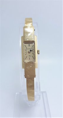 【Jessica潔西卡小舖】 寶齊萊Bucherer手鐲型石英女錶錶