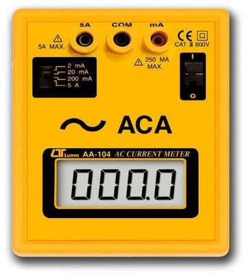 [捷克科技] Lutron 路昌AA-104 交流電流錶 數位式檯面用交流電流錶