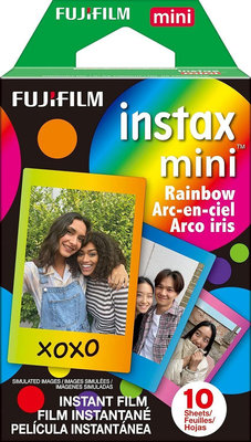 Fujifilm Instax Mini Film Rainbow〔彩虹版〕拍立得底片