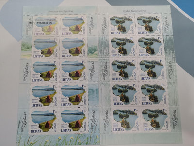 郵票立陶宛2001年發行國內風光郵票版票外國郵票