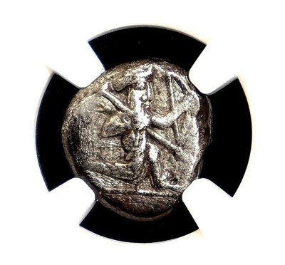 凝綠軒  NGC評級古波斯阿契美尼德帝國西格勒斯銀幣絲綢之路10141