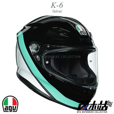 ❖茂木站 MTG❖ AGV K6 全罩 安全帽 亞洲版 碳纖複合纖維 K-6 2020新款。Minimal 黑藍白