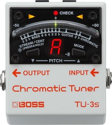 ☆唐尼樂器︵☆全新 BOSS TU-3S Chromatic Tuner 吉他 Bass 調音器 效果器 TU3S