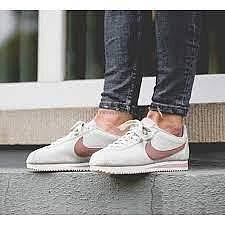 Nike Classic Cortez 杏色 粉勾 粉玫瑰 時尚百搭運動鞋807471-013女鞋