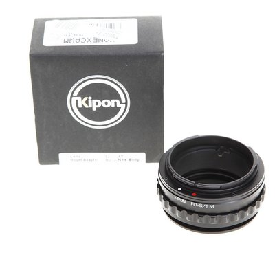 KIPON 神力環可調光圈無限遠對焦+微距近攝 Canon FD FL老鏡頭轉SONY NEX E-MOUNT機身轉接環